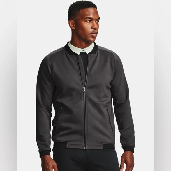 NWT Under Armour Range Unlimited Storm Full Zip Bomber Jacket Steph Curry Size M - Picture 1 of 14
